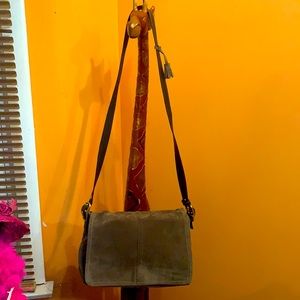 Coach suede leather purse!